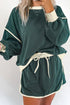 'Beryl' Round Neck Top and Skort Set - Celes Fashion